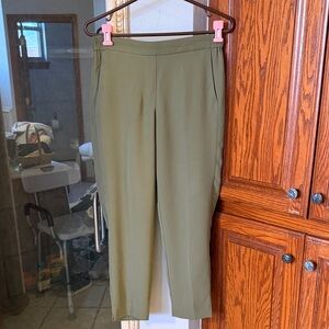 J. Crew Jamie Olive Green Trousers